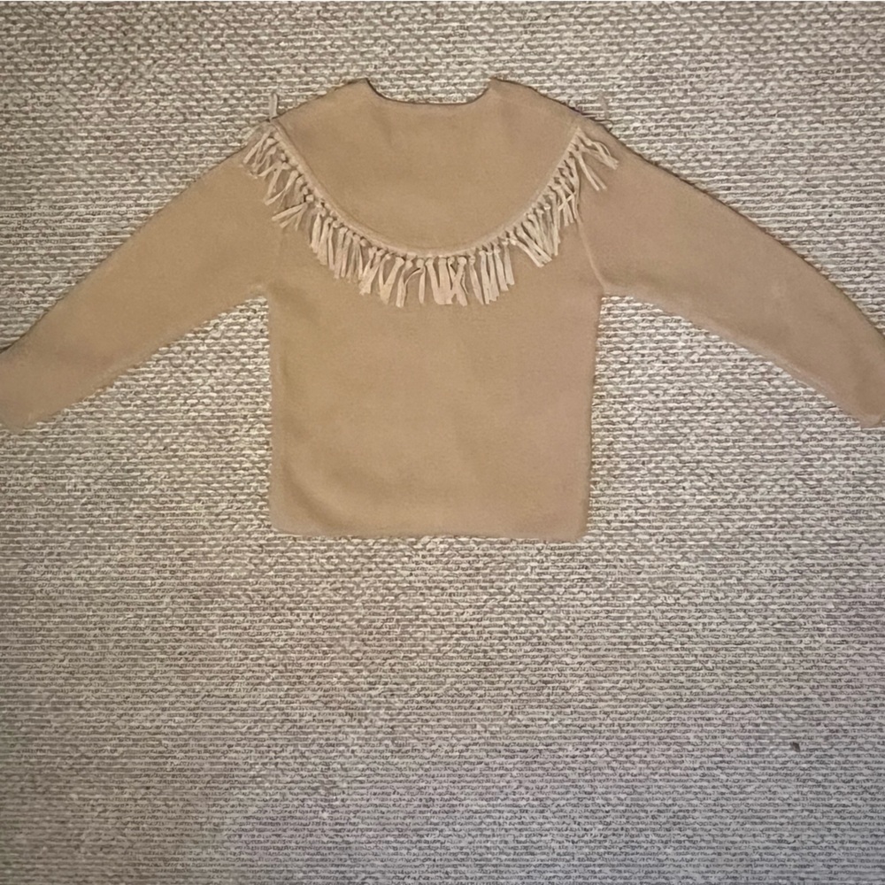 Lisa International boiled wool fringe jacket - size small - Picture 8 of 8